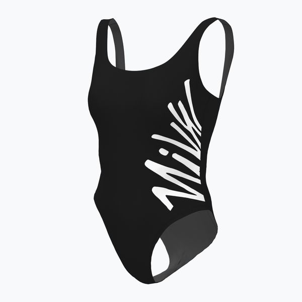 Nike Дамски бански костюм от една част Nike Multi Logo black NESSC250