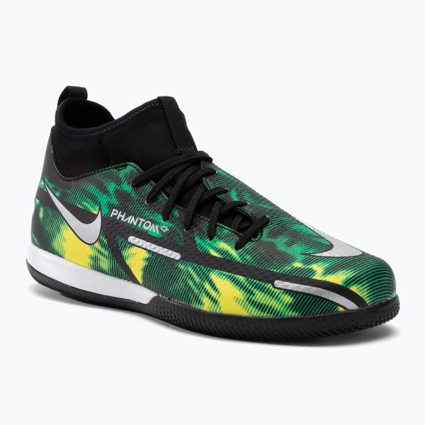 Nike Детски футболни обувки Nike Phantom GT2 Academy DF SW IC Jr зелени DM0740-003