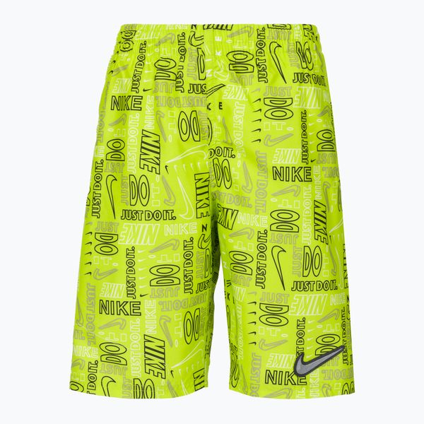 Nike Детски къси панталони за плуване Nike Logo Mashup 8 Volley green NESSC791