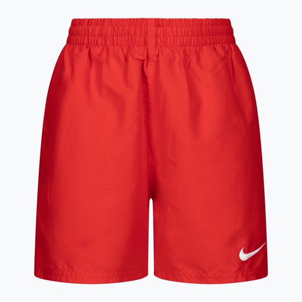 Nike Детски къси панталони за плуване Nike Logo Solid Lap Red NESSB866