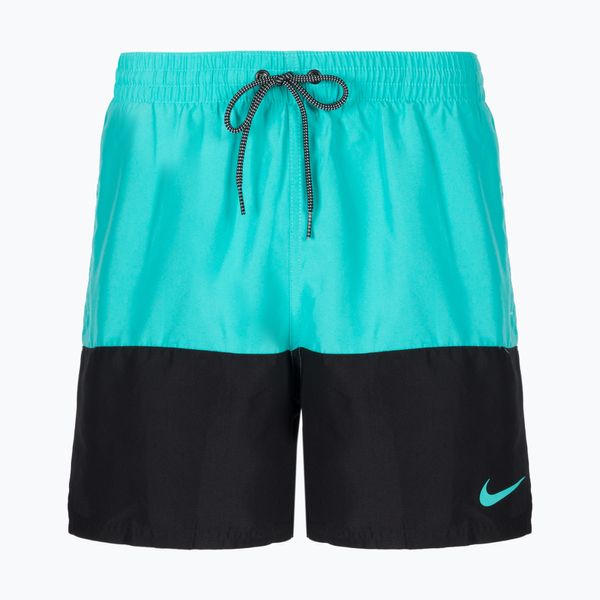 Nike Мъжки къси панталони за плуване Nike Split 5" Volley синьо/черно NESSB451-339