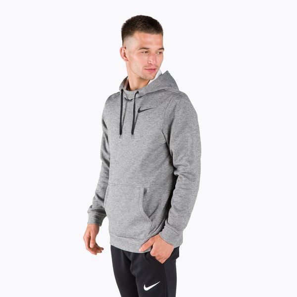 Nike Мъжки суитшърт за тренировки Nike Therma Hoodie 63 сив CU6214-063