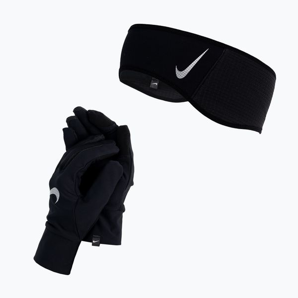 Nike Nike Essential мъжки комплект ръкавици и маншет черно NI-N.100.0597.082-L/XL