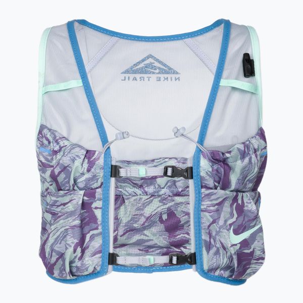 Nike Nike Trail Vest 2.0 Печатана сиво-лилава жилетка за бягане N1003451-016
