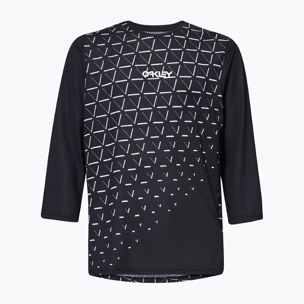Oakley Мъжка колоездачна фланелка Oakley Flow 3/4 black FOA403122