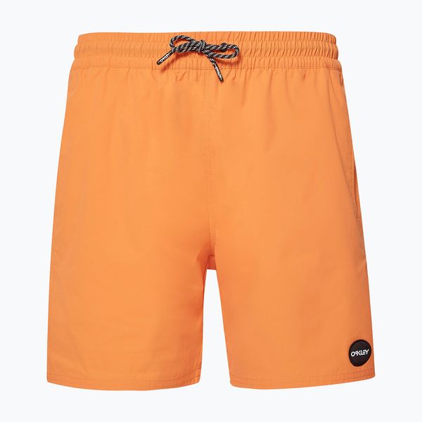 Oakley Мъжки къси панталони за плуване Oakley Oneblock 18" оранжеви FOA40430173K
