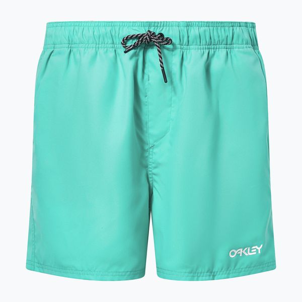 Oakley Oakley Beach Volley 16" зелени мъжки къси панталони за плуване FOA4043107GR