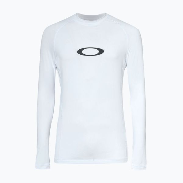 Oakley Oakley Ellipse Rashguard мъжка тениска за плуване бяла FOA403767100