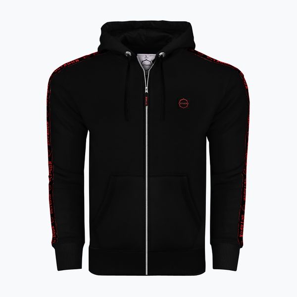 Octagon Мъжка блуза с качулка Octagon Zip Stripe black