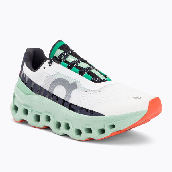 On Дамски обувки за бягане On Cloudmonster white 6198241