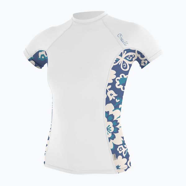 O'Neill Дамски бански O'Neill Side Print Rash Guard white 5405S