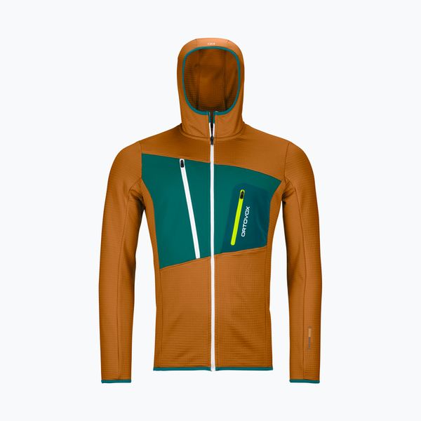 ORTOVOX Мъжки суитшърт за трекинг Ortovox Fleece Grid Hoody brown 87211