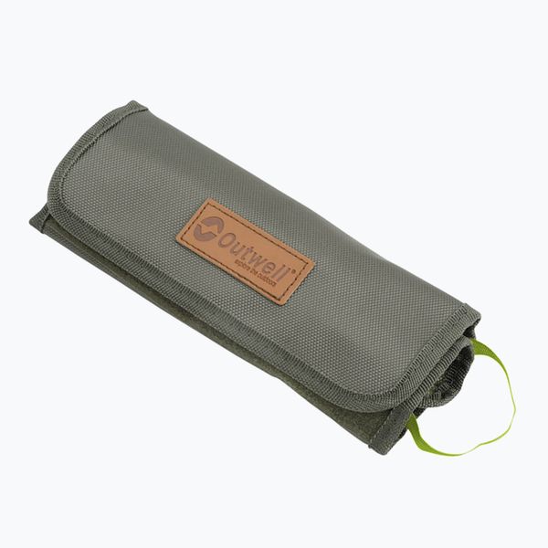 Outwell Outwell Bbq Cutlery туристически прибори + калъф черно и сребристо 650666