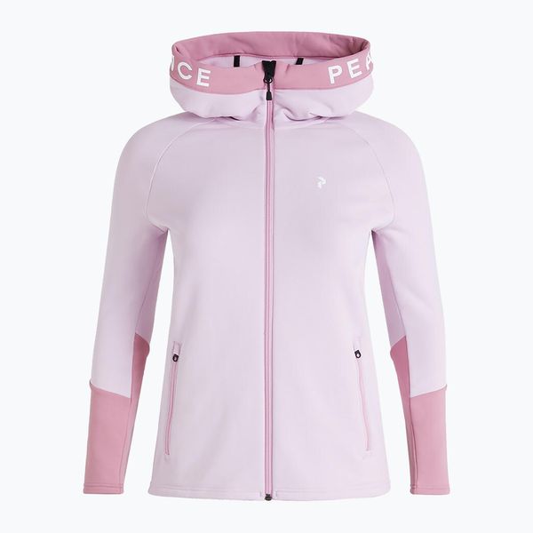 Peak Performance Дамски потник Peak Performance Rider Zip Hood trekking sweatshirt pink G78834070