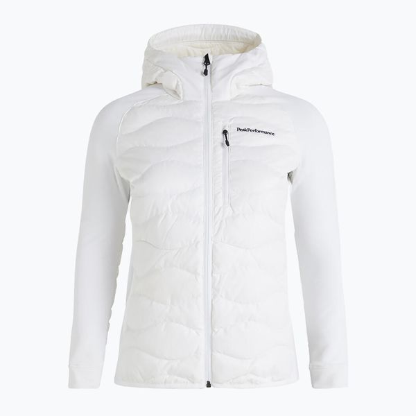 Peak Performance Дамско яке Peak Performance Helium Down Hybrid Hood Jacket White G77848100
