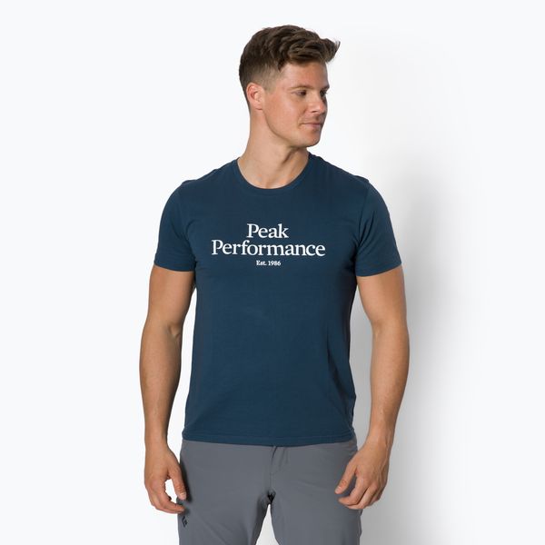 Peak Performance Мъжка риза за трекинг Peak Performance Original Tee navy blue G77266180