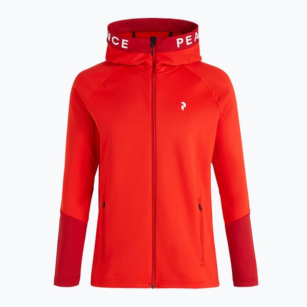 Peak Performance Мъжки суитшърт за трекинг Peak Performance Rider Zip Hood червен G78833010