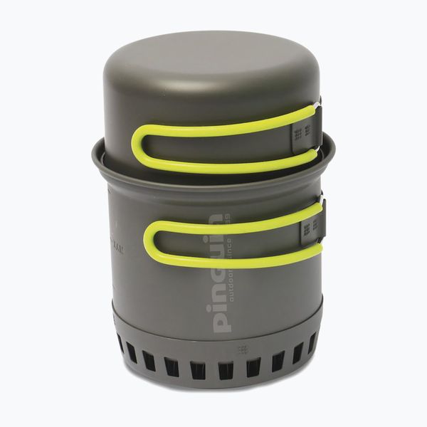 Pinguin Комплект съдове за готвене за туризъм Pinguin Solo X сив PI22003