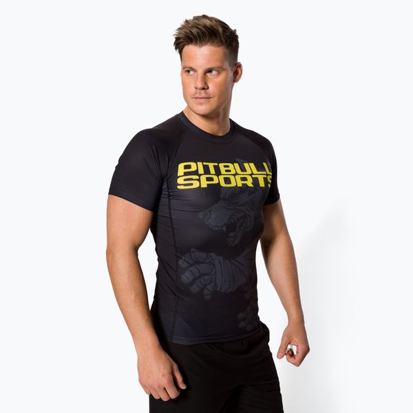 Pitbull West Coast Мъжки предпазител Pitbull T-S Rash Master Of BJJ black 969027900104