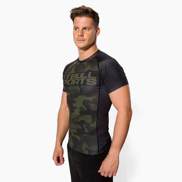 Pitbull West Coast Мъжки рашгард Pitbull Dillard green 969030363604