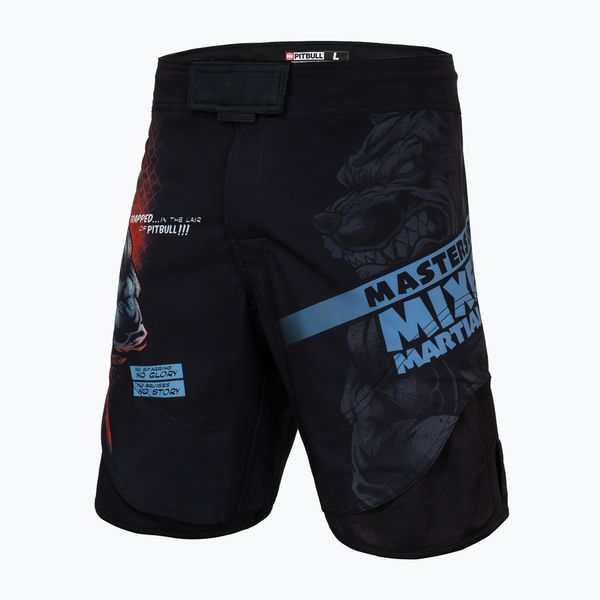 Pitbull West Coast Pitbull West Coast мъжки шорти за граплинг Граплинг 1 Masters of MMA Hilltop black 982247900001