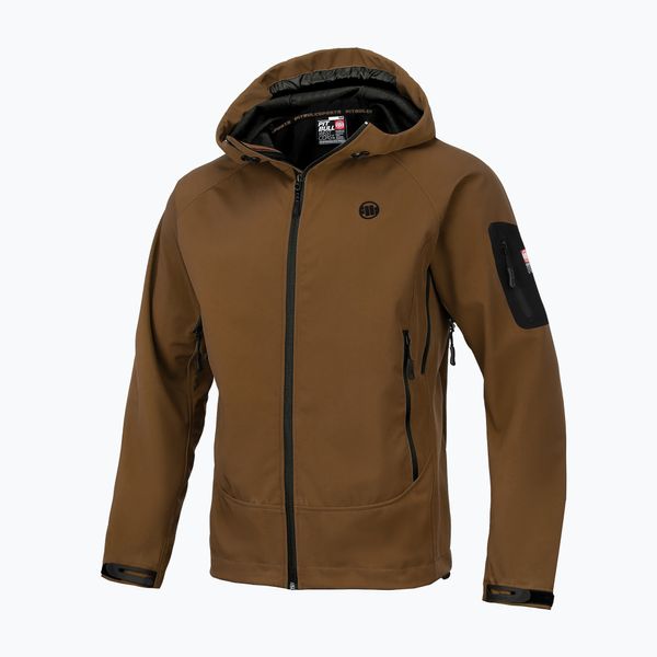Pitbull West Coast Pitbull West Coast мъжко софтшел яке Rockfish 2 кафяво 523017850005