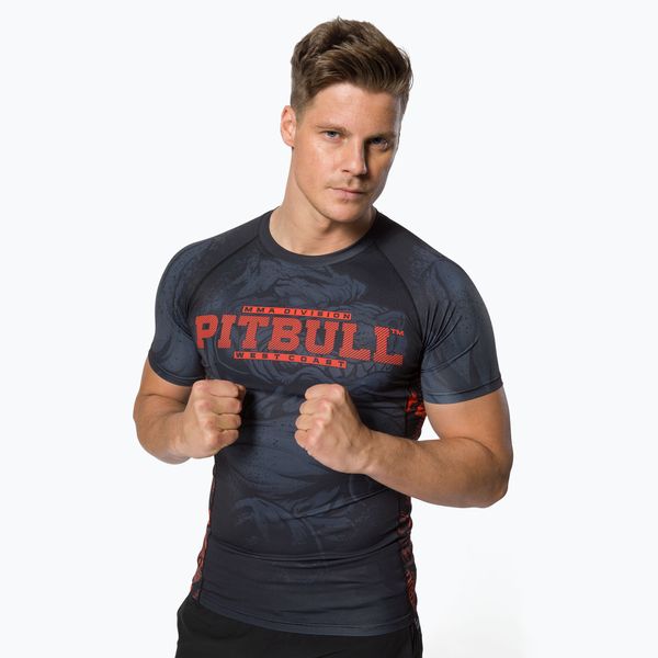 Pitbull West Coast Рашгард с дълъг ръкав męski Pitbull Masters Of MMA черен 920010128104