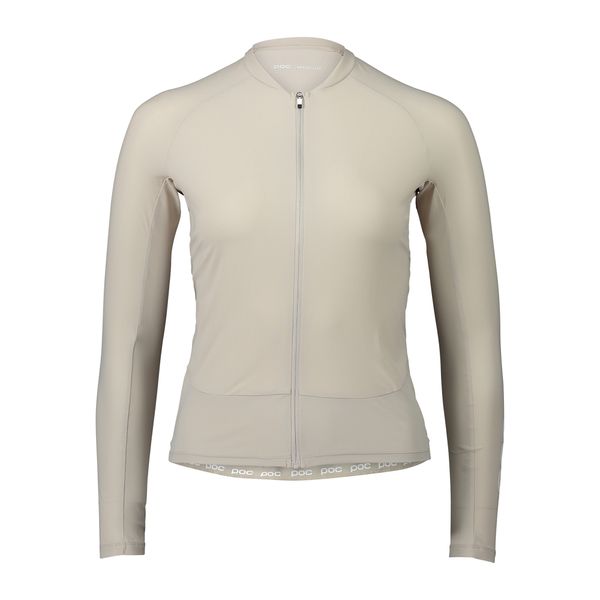 POC Дамско колоездачно трико POC Essential Road LS Jersey beige 53292