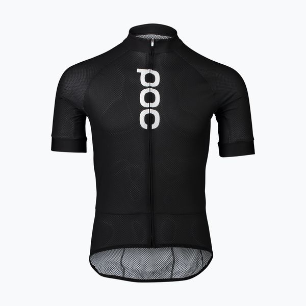 POC Мъжко колоездачно трико POC Essential Road Logo black 58135