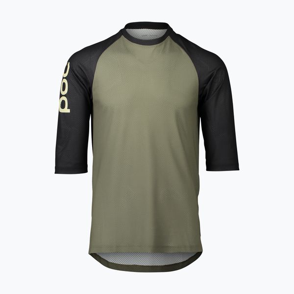 POC Мъжко колоездачно трико POC MTB Pure 3/4 green-black 52833