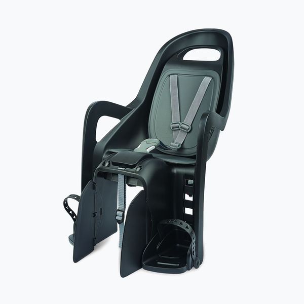 Polisport Седалка за велосипед Polisport Groovy Maxi FF 29 black/grey FO със задна рамка 8406000011