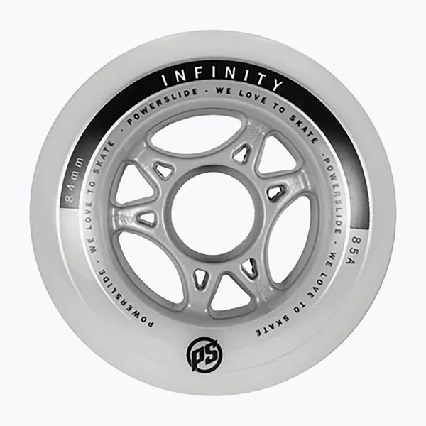 Powerslide Powerslide Infinity II колела за ролери 84mm/85A 4 бр. бели 905226
