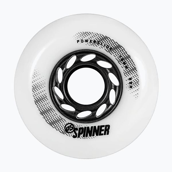 Powerslide Powerslide Spinner Ролкови остриета 76mm/88A 4 бр., бели 905326