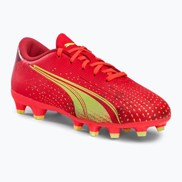 PUMA Детски футболни обувки PUMA Ultra Play FG/AG Jr оранжево 106923 03