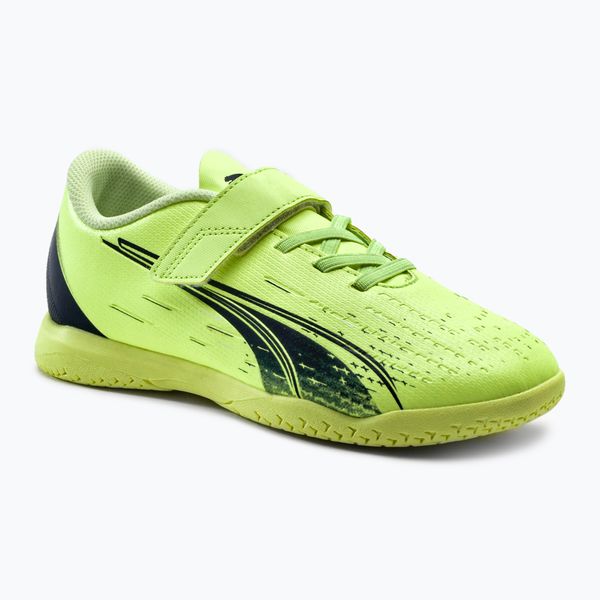 PUMA Детски футболни обувки Puma Ultra Play It V жълти 10692901