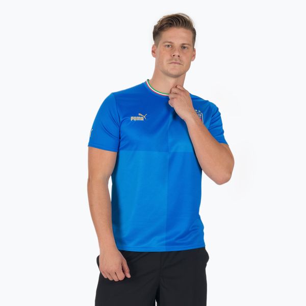 PUMA Мъжка футболна фланелка Puma Figc Home Jersey Replica blue 765643
