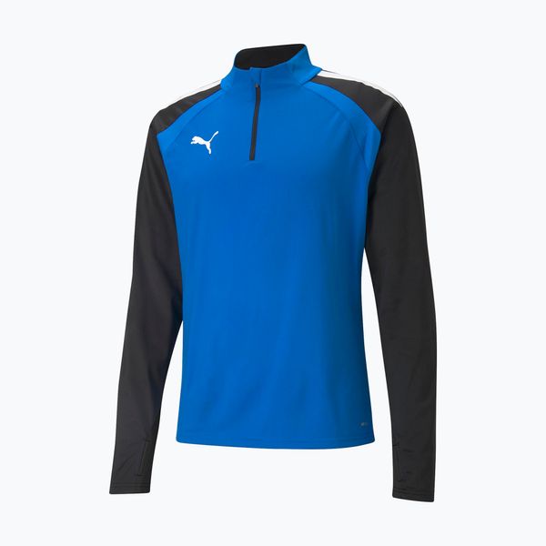 PUMA Мъжка футболна фланелка PUMA Teamliga 1/4 Zip Top blue 657236 02