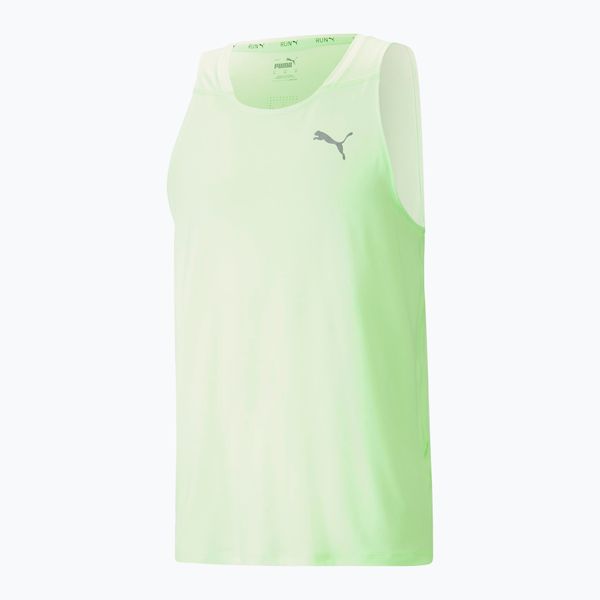 PUMA Мъжка тениска за бягане PUMA Run Cloudspun Singlet green 523267 34