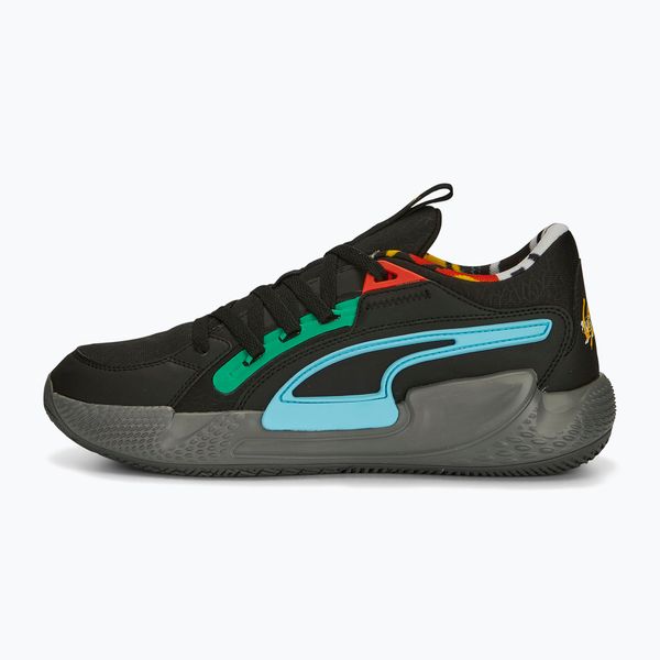 PUMA Мъжки баскетболни обувки PUMA Court Rider Chaos Block Party 01 black 378265 01