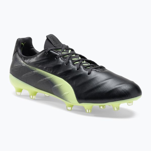 PUMA Мъжки футболни обувки PUMA King Platinum 21 FG/AG черен-зелен 10647805