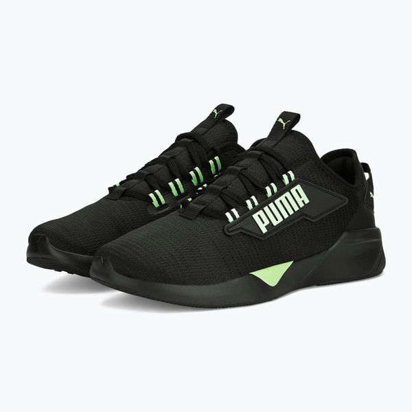 PUMA Мъжки обувки за бягане PUMA Retaliate 2 black-green 376676
