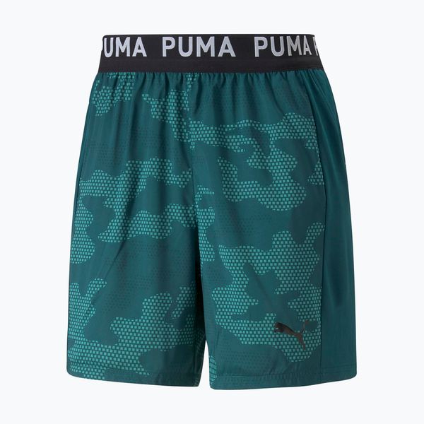 PUMA Мъжки тренировъчни шорти PUMA Train Off Season AOP Woven 7" green 522359 24
