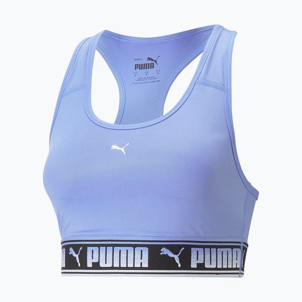 PUMA PUMA Mid Impact Puma Strong PM сутиен за тренировки лилав 521599
