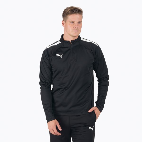 PUMA PUMA Teamliga 1/4 Zip Top футболен суитшърт черен 657236_03