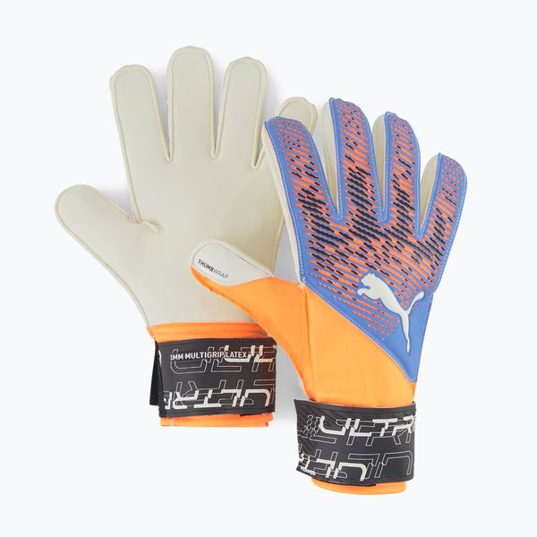PUMA PUMA Ultra Grip 3 Rc оранжеви и сини вратарски ръкавици 41816 05