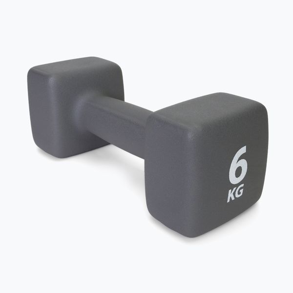 Pure2Improve Неопренов дъмбел 6 кг Pure2Improve сив P2I201440