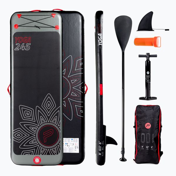 Pure4Fun SUP дъска Pure4Fun Yoga 2,45 м черна P4F950180
