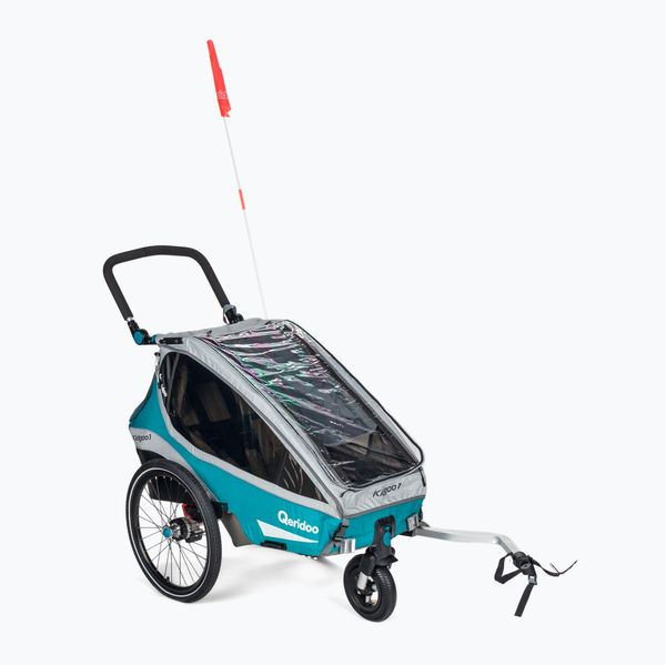 Qeridoo Ремарке за велосипед с една седалка Qeridoo Kidgoo1 синьо Q8-20-P