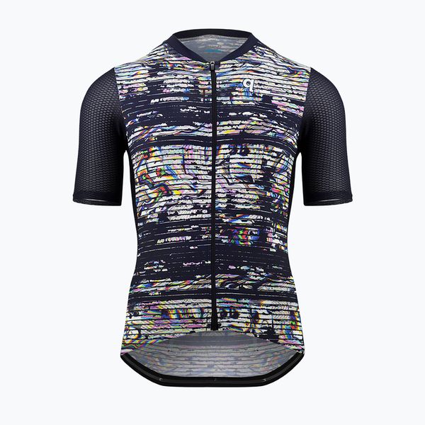 Quest Мъжка колоездачна фланелка Quest Defeqt черна/сива S23/KKR-DEFEQT-MAN