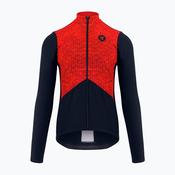 Quest Мъжки потник за колоездене Quest Tokyo red-black S21/BLUZA-TOKYO-RED-MAN